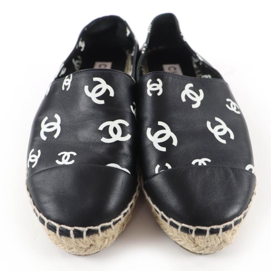 CHANEL（シャネル） 美品☆CHANEL G38628 ココマーク エスパドリーユ 