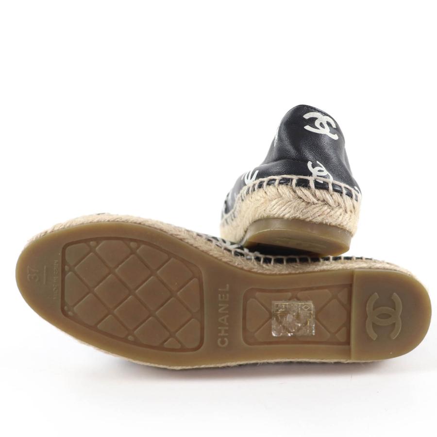 CHANEL（シャネル） 美品☆CHANEL G38628 ココマーク エスパドリーユ 