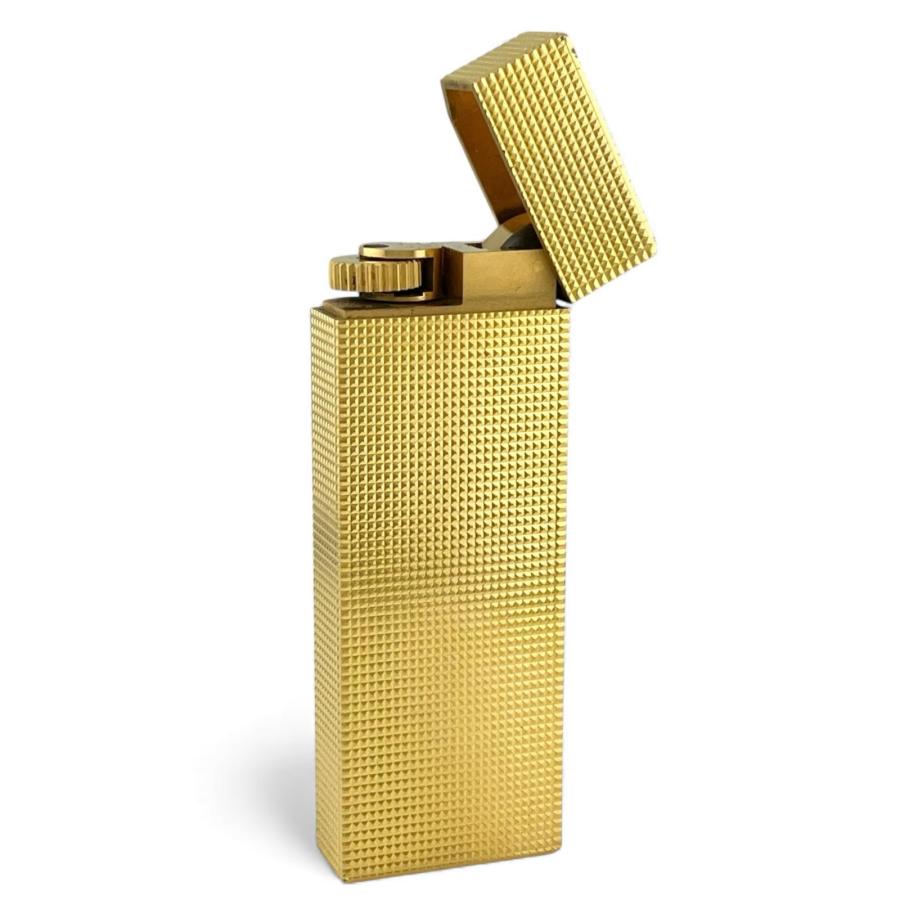 美品△Cartier カルティエ 五角形 ペンタゴン 総柄 ローラー式 喫煙具 