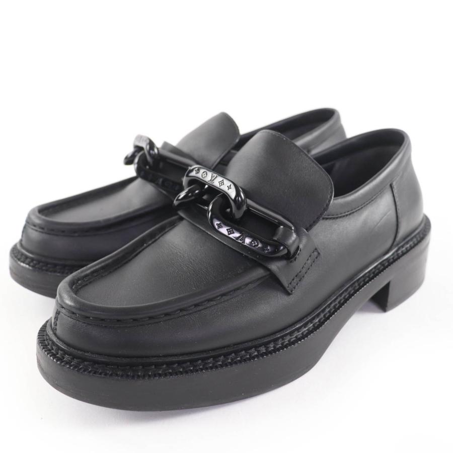 ルイヴィトン　アカデミーラインローファー37、½ LOUIS VUITTON（ルイ・ヴィトン） 【ドンドン見直し】美品☆LOUIS