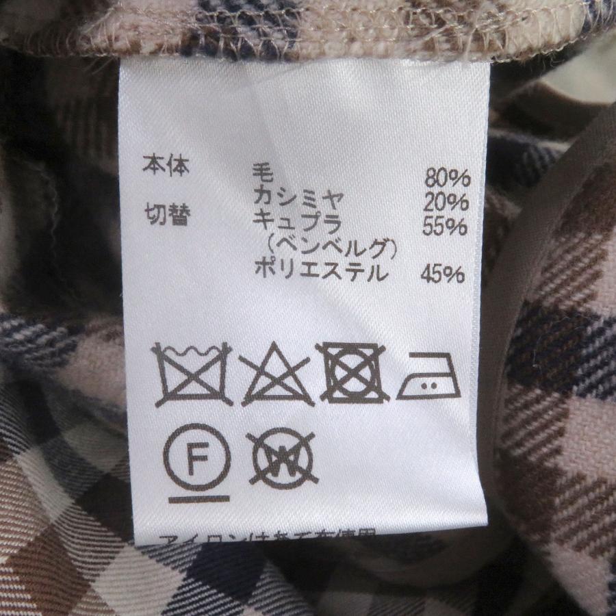 美品□Aquascutum LONDON アクアスキュータムロンドン カシミヤ混