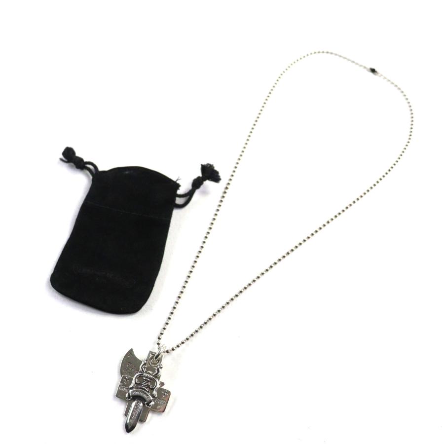 美品▽クロムハーツ スリートリンケッツ 925 ダガー セメタリークロス