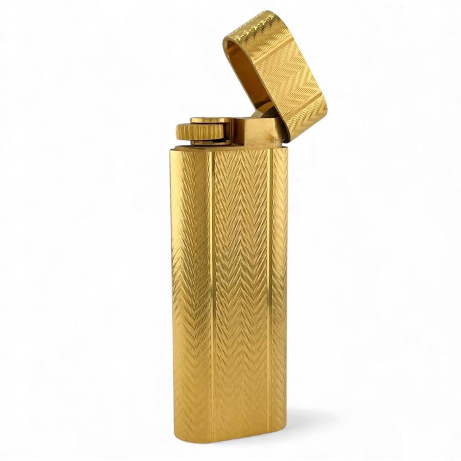 Cartier（カルティエ） 良品△Cartier オーバル ウェーブ柄 ローラー式