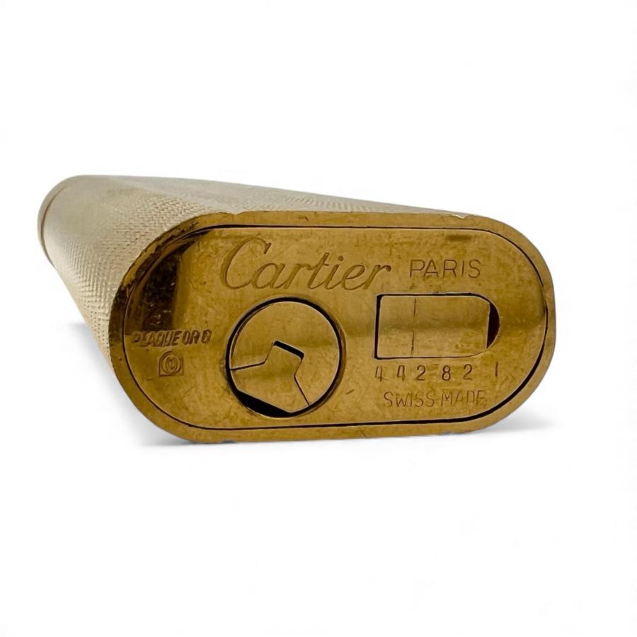 Cartier（カルティエ） 良品△Cartier オーバル ウェーブ柄 ローラー式