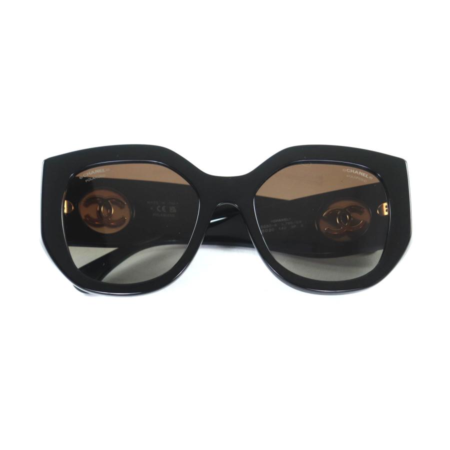 【美品】CHANEL シャネル サングラス　アイウェア　ココマーク　ゴールド金具 美品】CHANEL シャネル サングラス ゴールド ココマーク ブラウン アイ