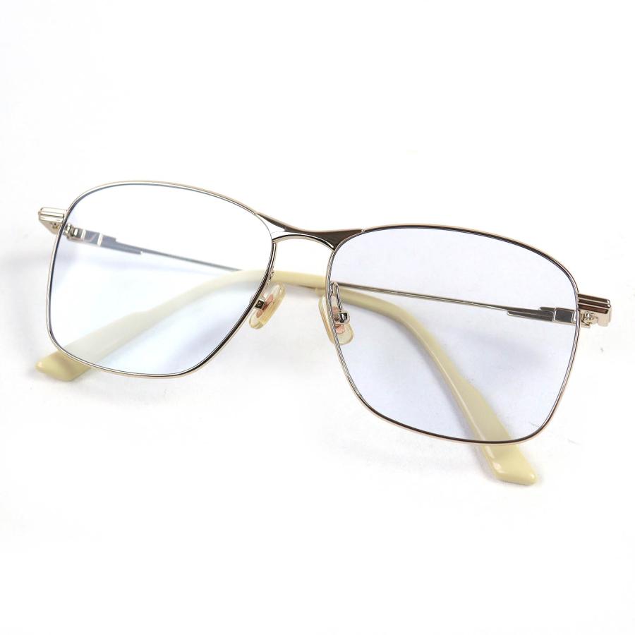 未使用品△GENTLE MONSTER ジェントルモンスター MORA-031 スクエア サングラス アイウェア ゴールド クリーム 59□14 149 デモレンズ 箱・ケース付き メンズ Maison Margiela（メゾンマルジェラ） GENTLE MONSTER ジェントル