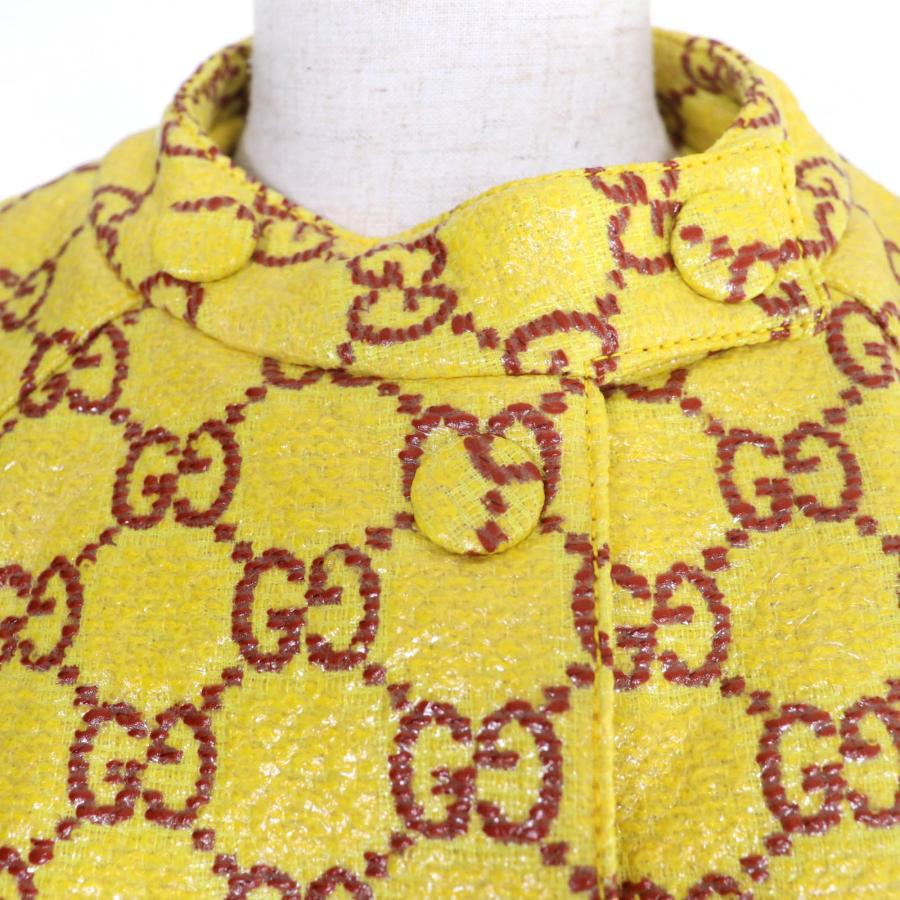 【定価40万円】超美品／GUCCIコート42 ツイード GUCCI（グッチ） 極美品☆GUCCI 621368 GG柄 ウォータープルーフGG