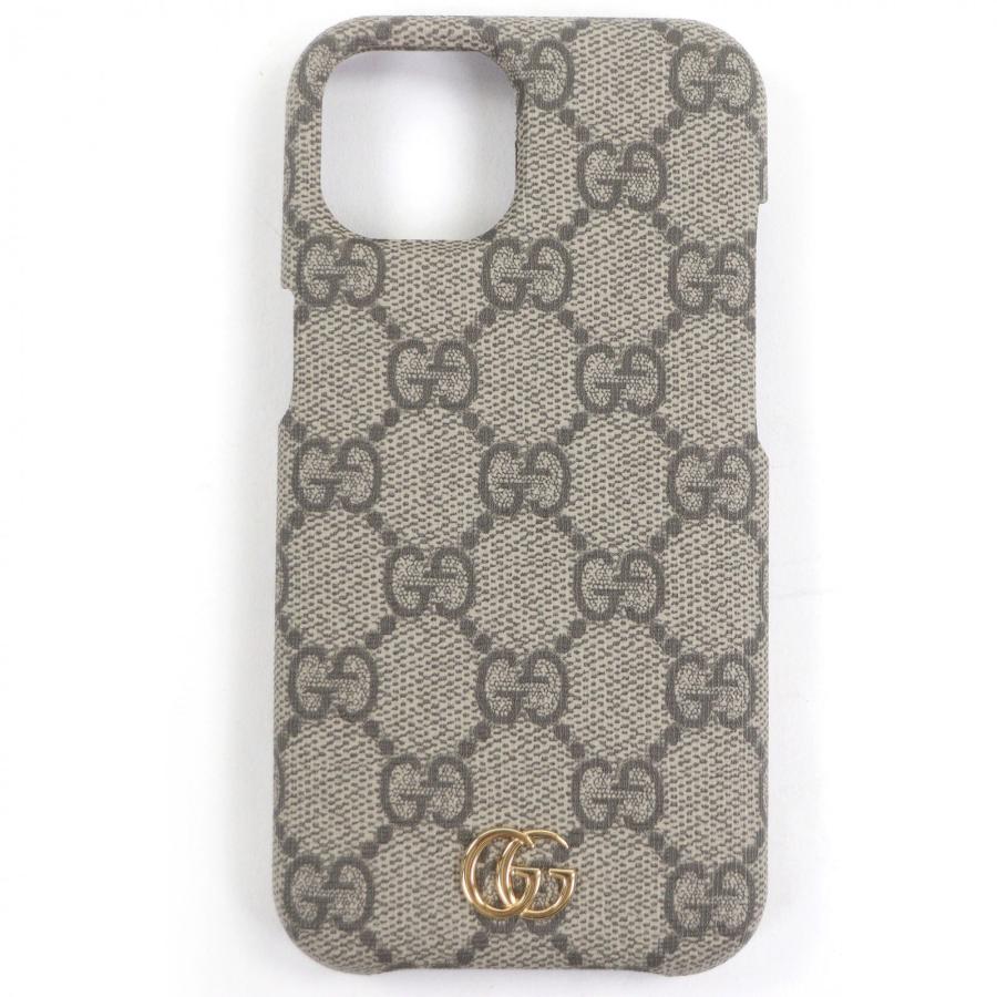GUCCI（グッチ） 極美品□GUCCI 763787 GGスプリーム GGロゴゴールド