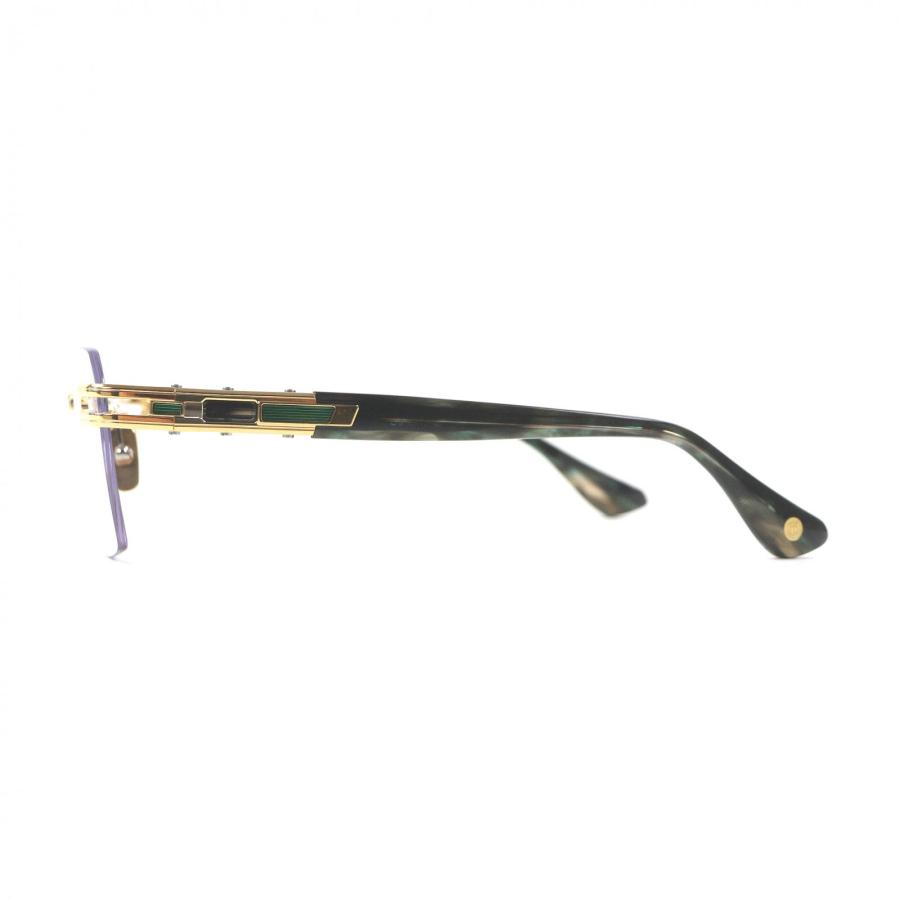 未使用品□DITA ディータ DTX154-A-03 META-EVO RX ツーポイント リムレスメガネ ゴールド ブラック 56□17-145 日本製 定価137500円の画像