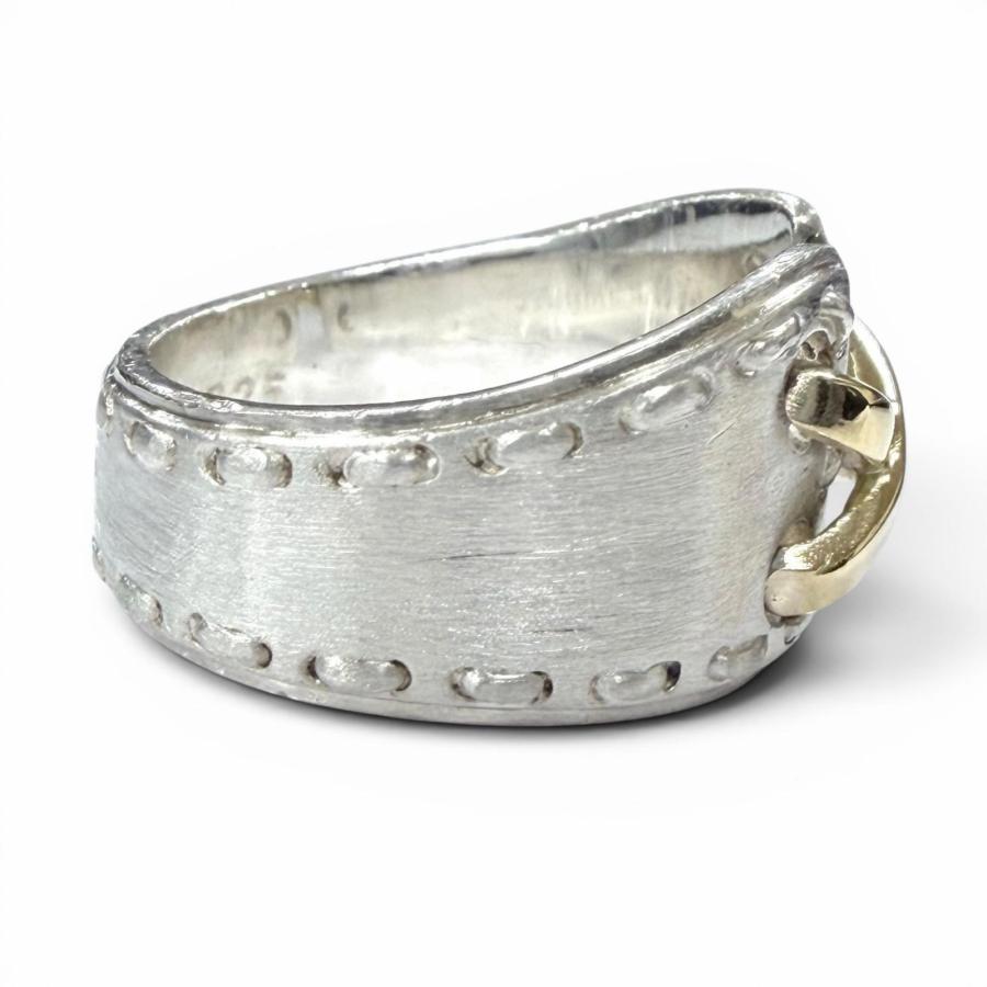 HERMES（エルメス） 美品◇HERMES ヴィンテージ メキシコリング 925