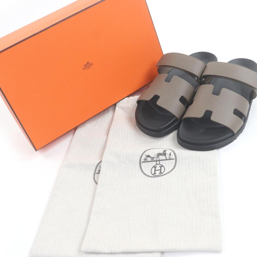 HERMES（エルメス） 未使用品□HERMES シプレ ヴォーエプソン Hロゴ