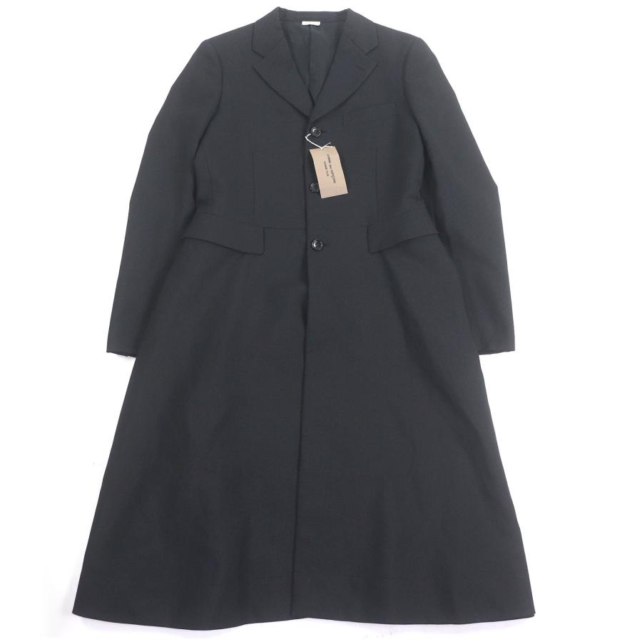 未使用品□コムデギャルソンオムプリュス 2022年製 PK-J003 ワイヤーコート チェスターコート ブラック S 日本製 正規品 定価215600円 COMME des GARCONS HOMME PLUS 未使用品□コムデギャルソンオム