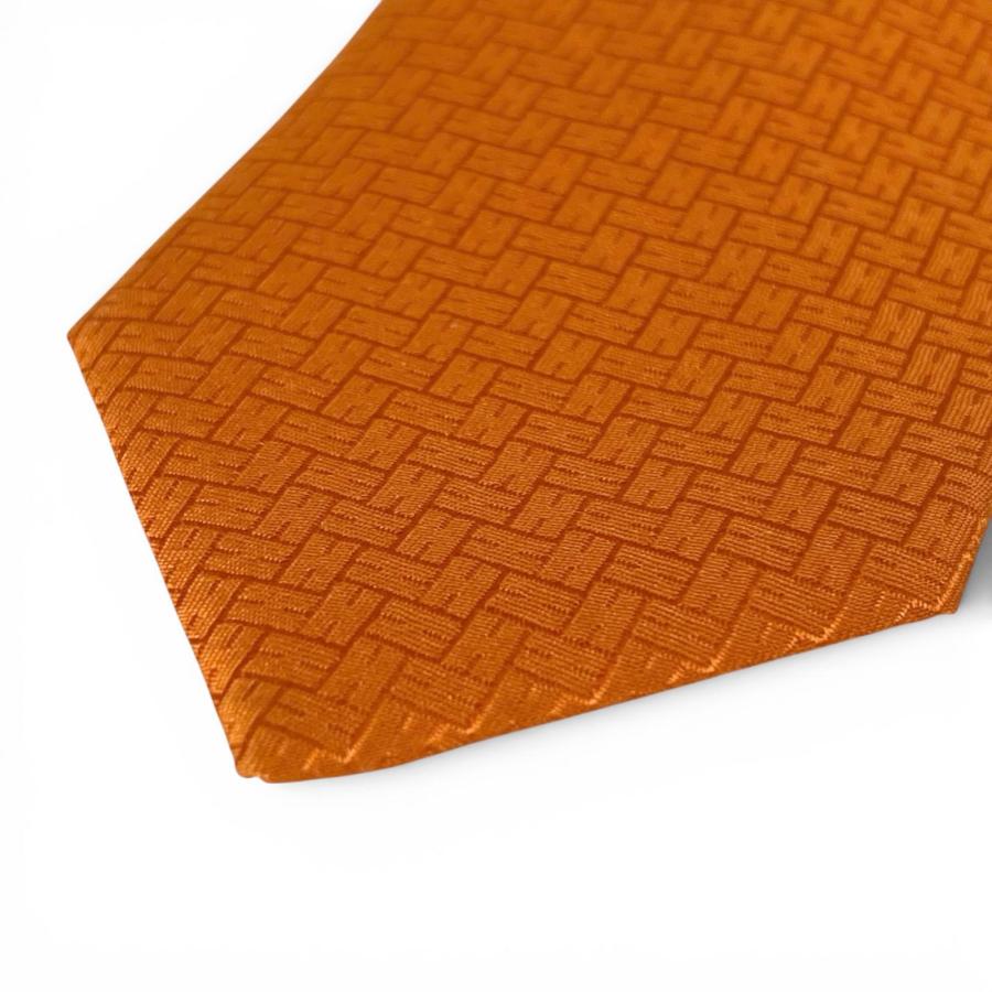 HERMES（エルメス） 未使用品△HERMES 2025年製 シルク100％ H織りタイ