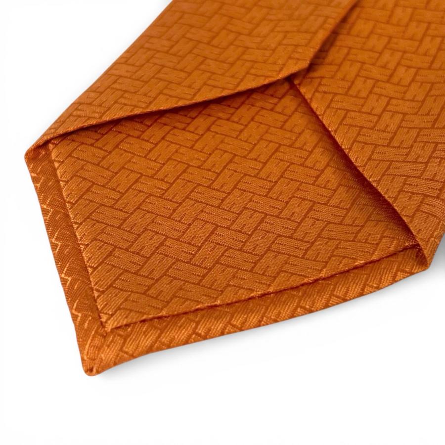 HERMES（エルメス） 未使用品△HERMES 2025年製 シルク100％ H織りタイ