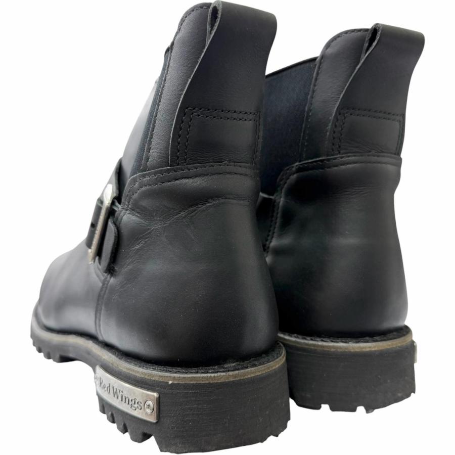 美品□RED WING レッドウィング 977 レザー ロゴバックル サイドゴア
