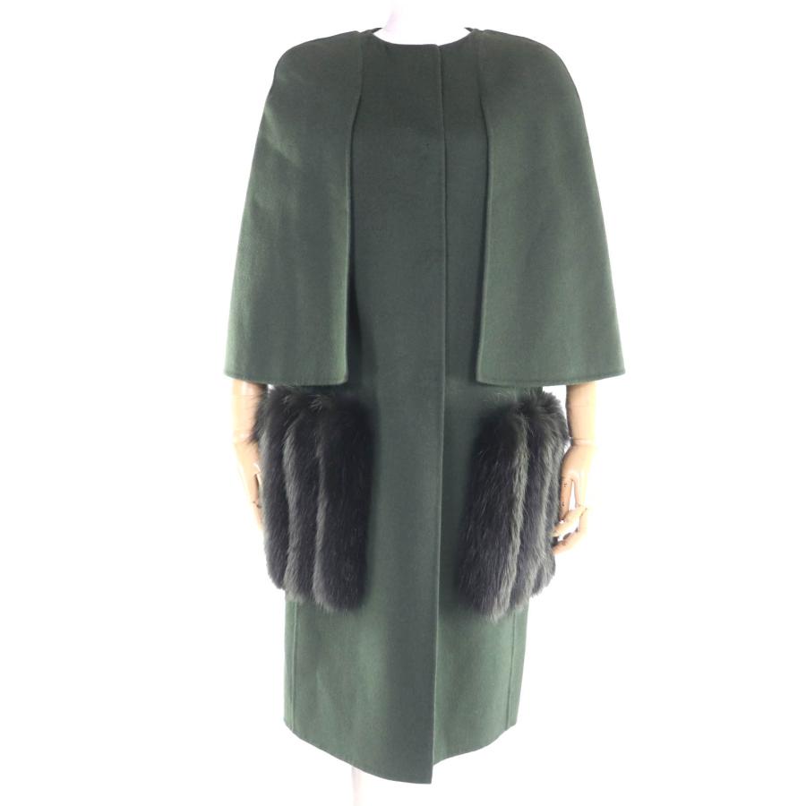 FENDI（フェンディ） 極美品◇FENDI FF8369 ウール100％ フォックス 