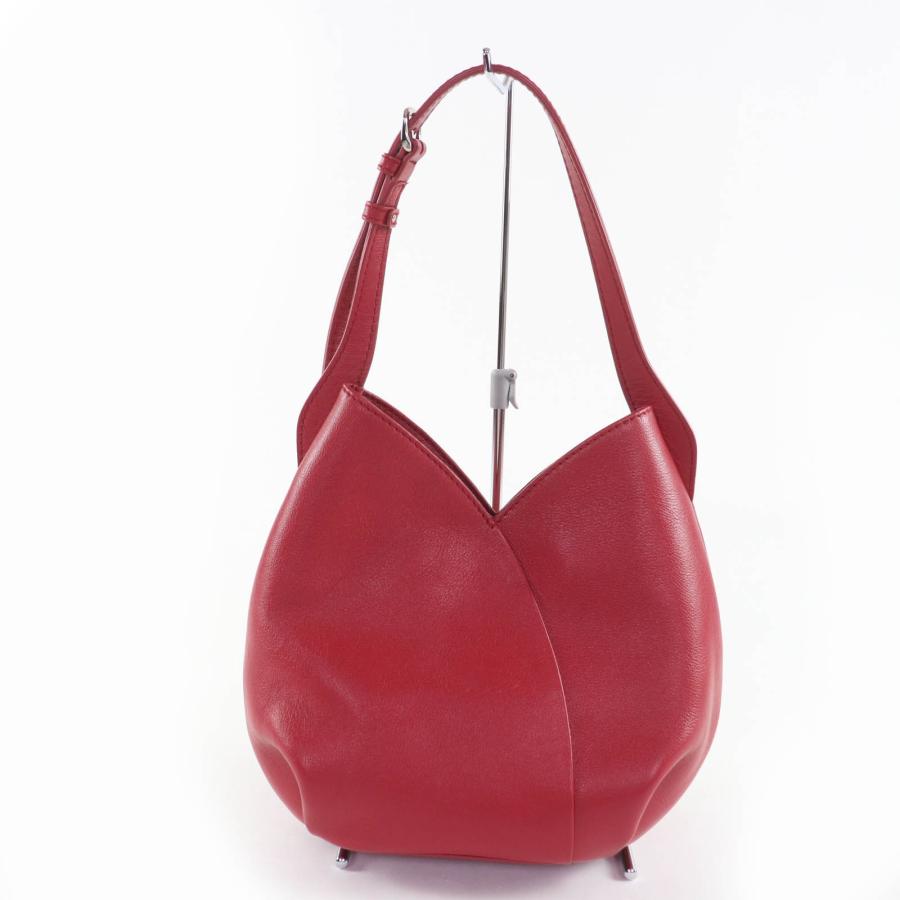 美品☆MOTHERHOUSE マザーハウス ミズバショウ 花弁デザイン レザー