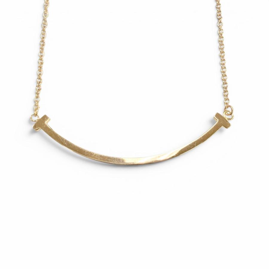 TIFFANY&Co.（ティファニー） 極美品△TIFFANY&Co. Tスマイル スモール