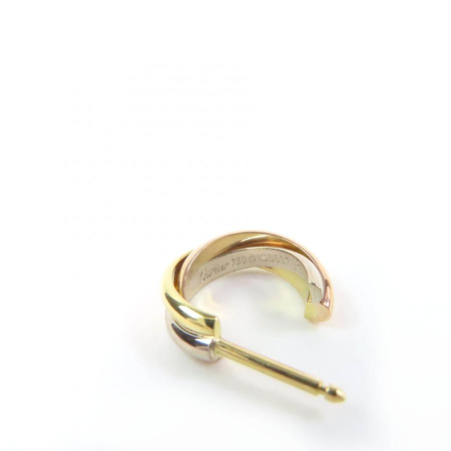 Cartier（カルティエ） 極美品☆Cartier IQ8537 トリニティ ピアス 750