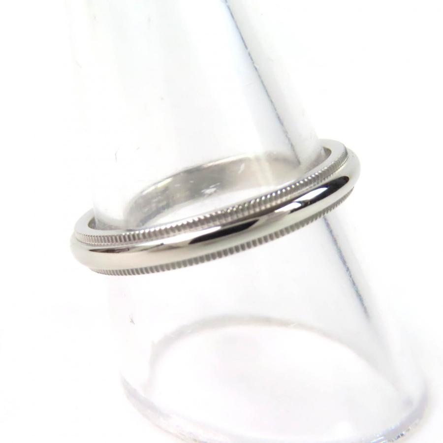 ぴお様用ティファニー Pt950 ミルグレイン バンド リング TIFFANY&Co.（ティファニー） 極美品△TIFFANY&Co. トゥギャザー