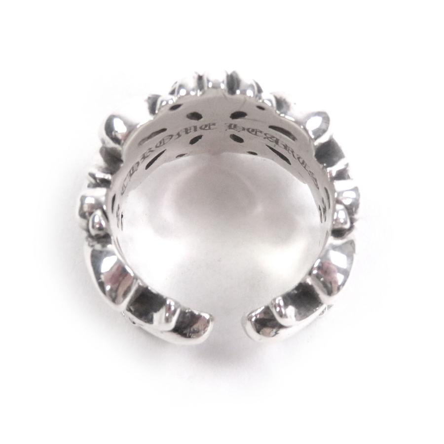 美品□CHROME HEARTS クロムハーツ DBL FLRL CRS SV925 ダブル 