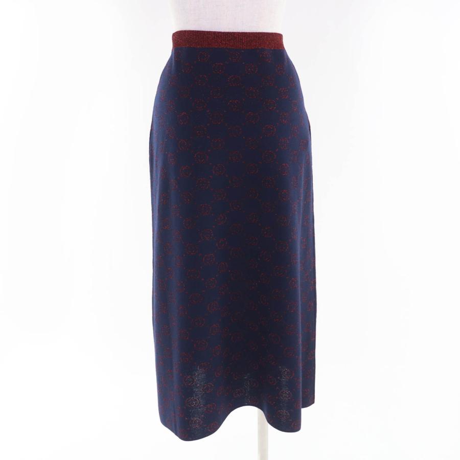 GUCCI（グッチ） 極美品☆GUCCI 605923 ウール ラメジャガード GG柄