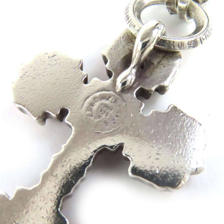 美品△CHROME HEARTS クロムハーツ FILIG CROSS XS W PAPER