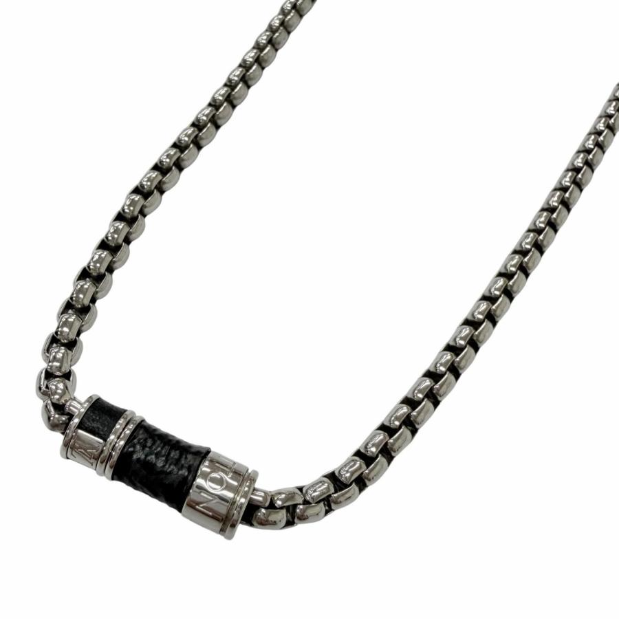 LOUIS VUITTON ストライプネックレス LOUIS VUITTON（ルイ・ヴィトン） 美品□LOUIS VUITTON M62588 一部