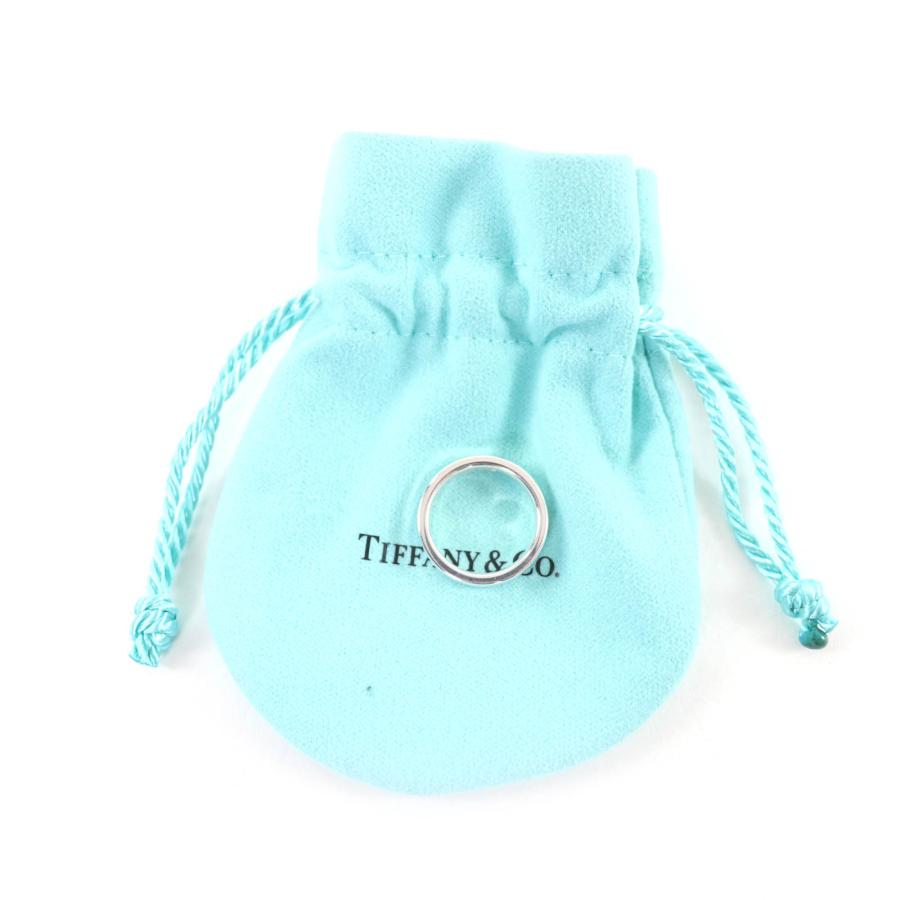 極美品☆TIFFANY&Co. ティファニー 1837 ナロー リング AG925 2Pサファイア 現行品 シルバー JP7号相当 重量3.6g 定価116600円_1