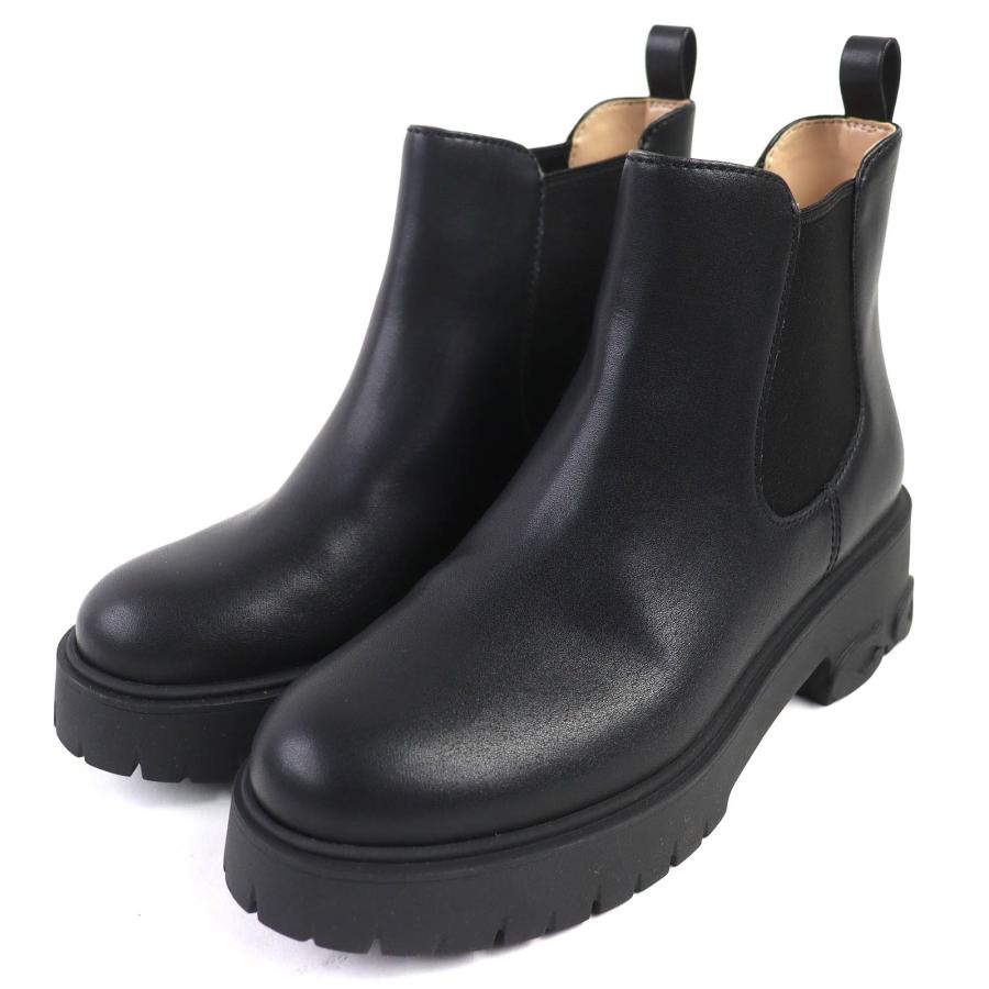 極美品△COACH コーチ CM588 リード ブーティ 合成皮革 サイドゴア アンクルブーツ ショートブーツ ブラック 6.5 箱付き レディース COACH（コーチ） 極美品△COACH CM588 リード ブーティ 合成皮革