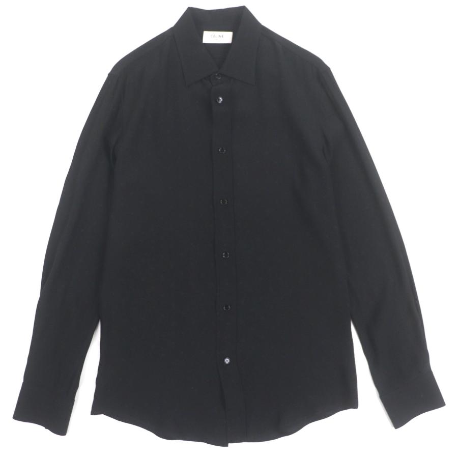 CELINE 長袖シャツ CELINE（セリーヌ） 極美品▽CELINE 24AW 2C15A805V シルク100