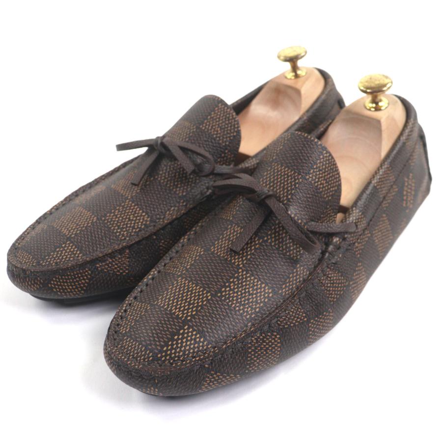 極美品 ルイヴィトンLOUIS VUITTON レザー モカシン シューズ 革靴 LOUIS VUITTON（ルイ・ヴィトン） 極美品▽LOUIS VUITTON 1ADGBG LV