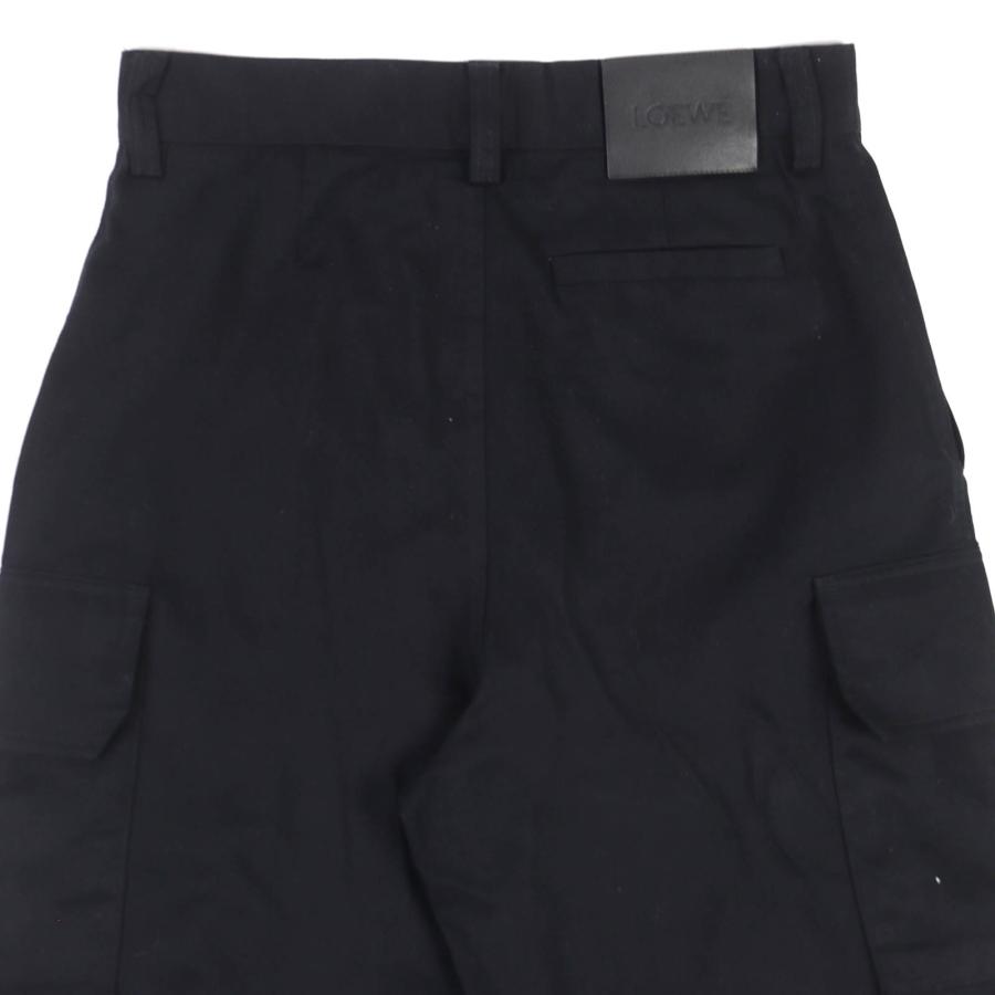 LOEWE（ロエベ） 美品△LOEWE H526Y04WFB コットン100％ ロゴレザー