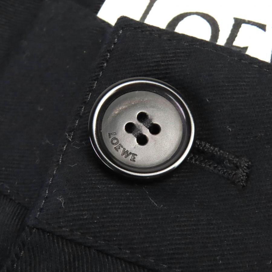 LOEWE（ロエベ） 美品△LOEWE H526Y04WFB コットン100％ ロゴレザー