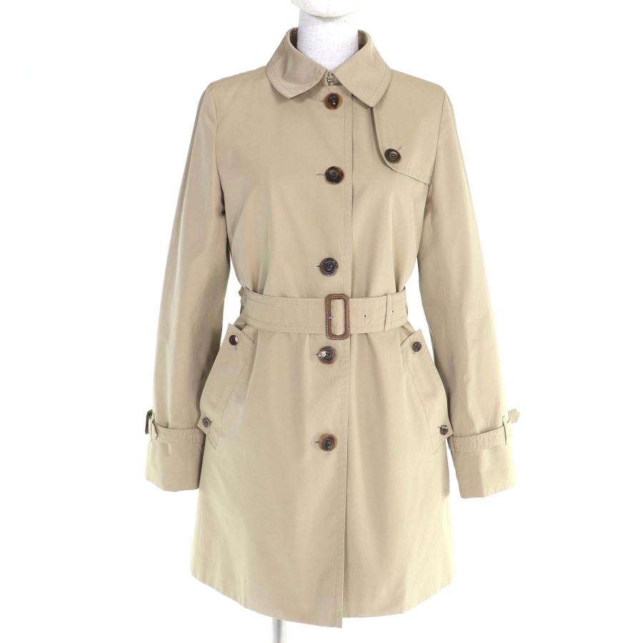 極美品△Aquascutum LONDON アクアスキュータムロンドン ロゴボタン ライナー付き シングル トレンチコート ミディアム丈 8 正規品 極美品△Aquascutum LONDON アクアスキュータムロンドン ロゴボタン