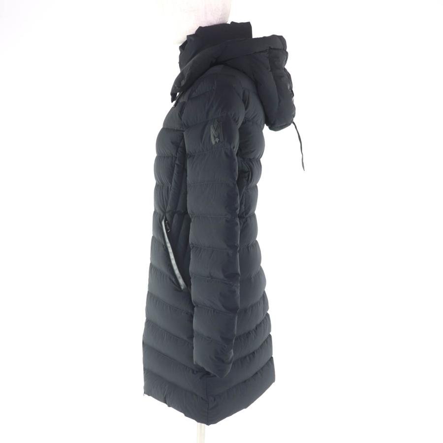 美品☆MACKAGE マッカージュ FARREN レザーロゴワッペン・フード付 ZIP 