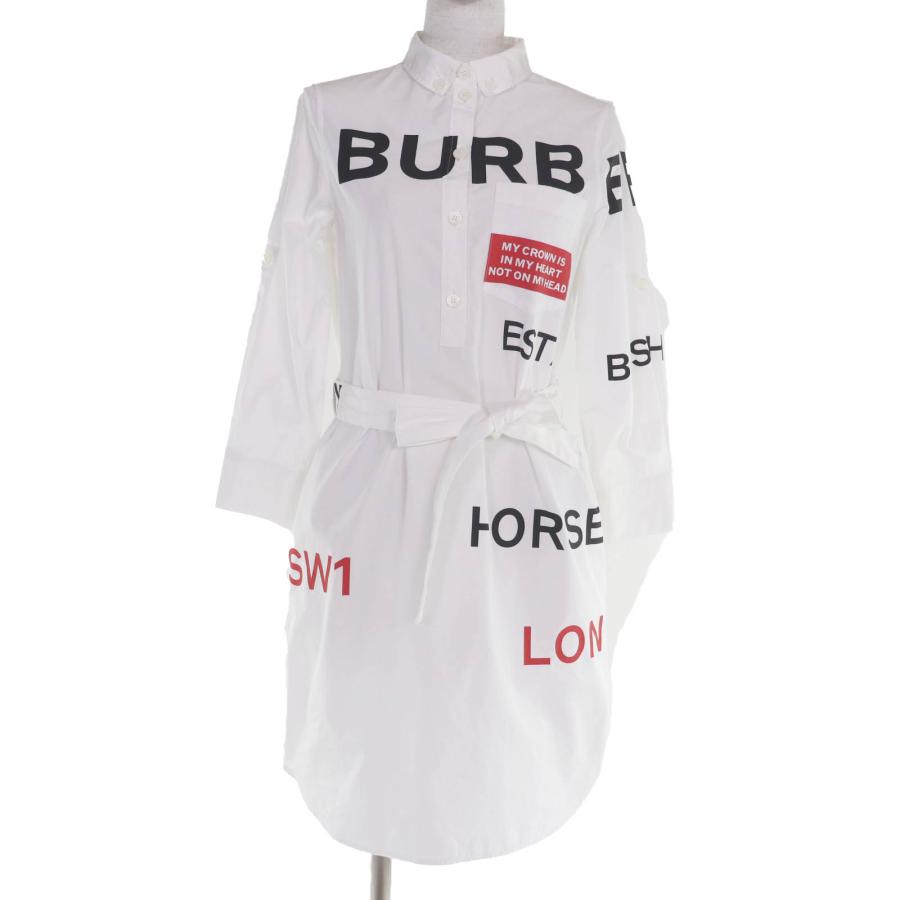 BURBERRY ホワイト ワンピース 新品タグ付き　86cm BURBERRY（バーバリー） 極美品☆BURBERRY 8013907 コットン100