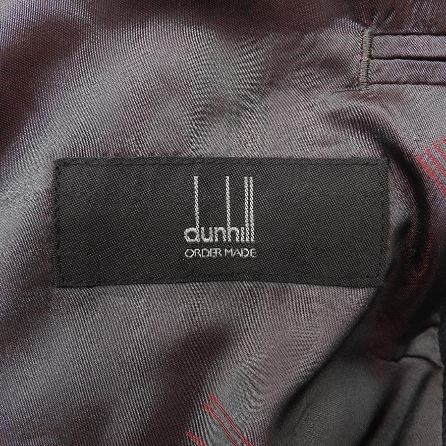 dunhill（ダンヒル） 美品△Dunhill ストライプ柄 エンブレムボタン付