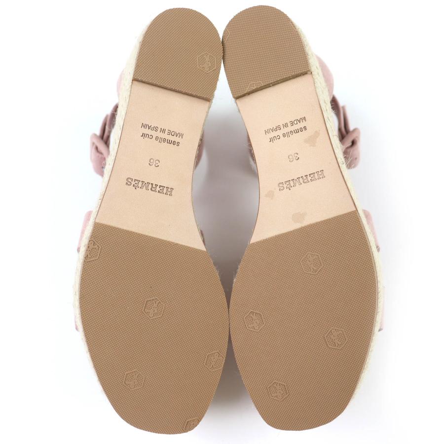 HERMES（エルメス） 極美品△HERMES エスパドリーユ エルダ アンクル