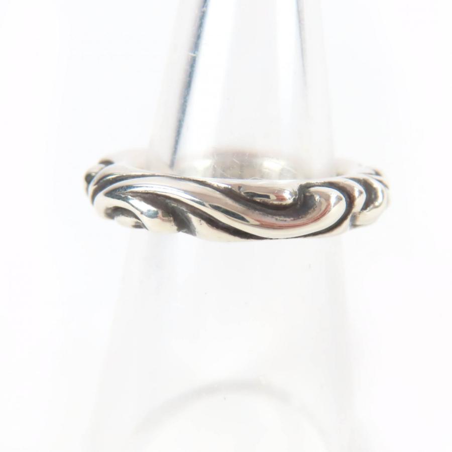 極美品☆CHROME HEARTS クロムハーツ SCROLL BAND RING スクロール