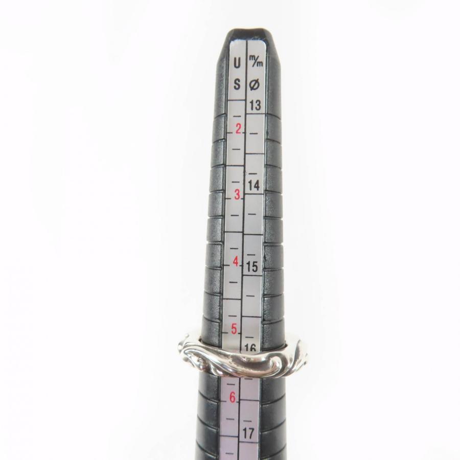 極美品☆CHROME HEARTS クロムハーツ SCROLL BAND RING スクロール