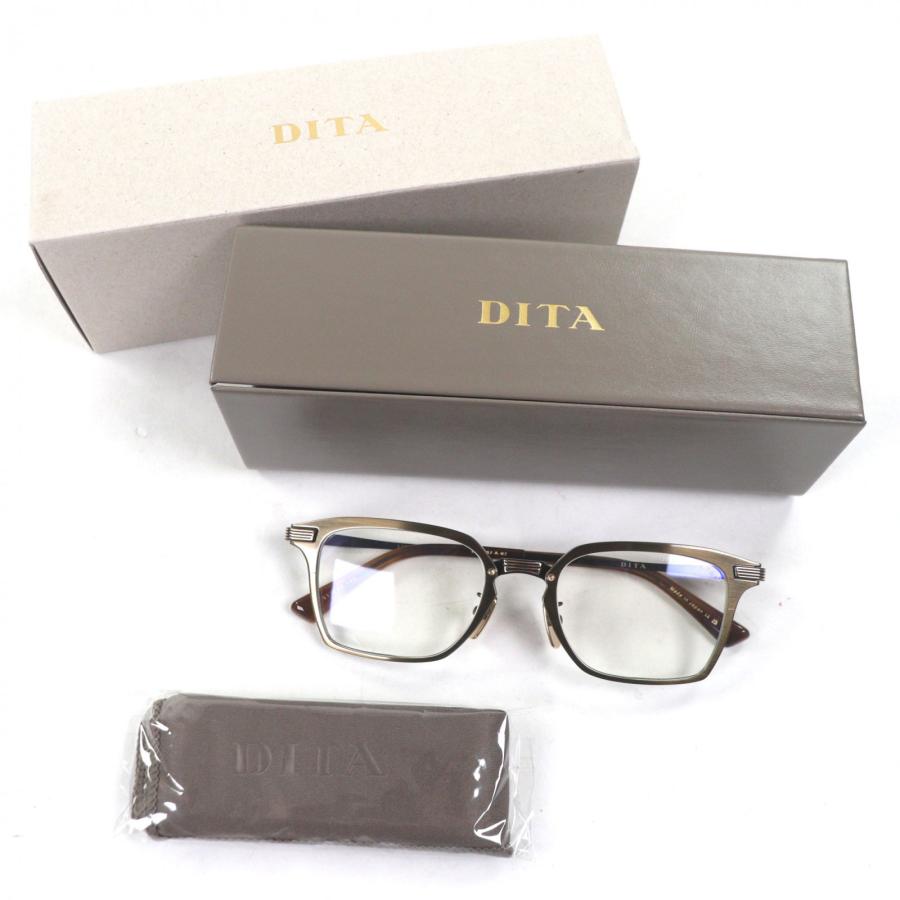 未使用品▽DITA ディータ 25SS DTX187 LINRCON-TWO スクエア メガネ