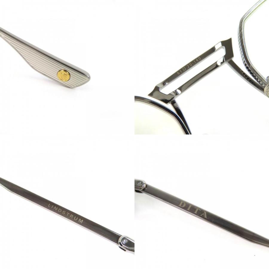 極美品△DITA ディータ DTX125 LINDSTRUM スクエア メガネ 眼鏡 アイ