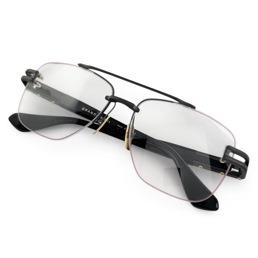 美品△DITA ディータ DTX146 GRAND-EVO Rx ツーブリッジ リムレス