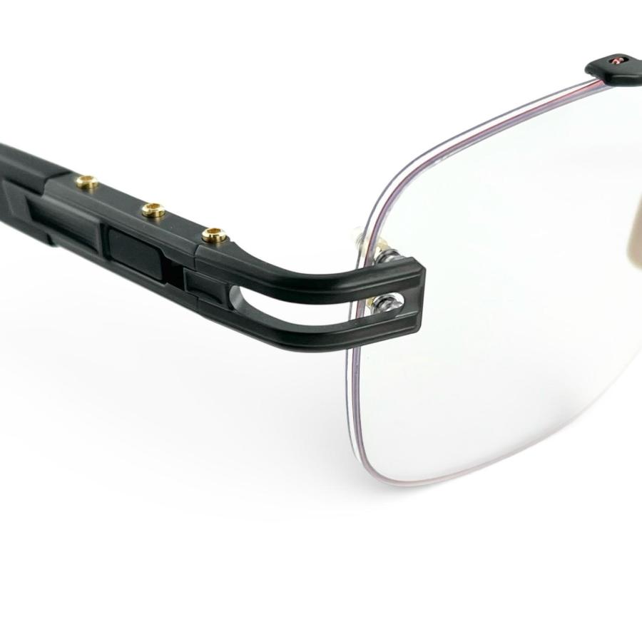 美品▲DITA ディータ DTX146 GRAND-EVO Rx ツーブリッジ リムレス メガネ アイウェア マットブラック ゴールド 57□16 145 メンズ 美品△DITA ディータ DTX146 GRAND-EVO Rx ツーブリッジ リムレス