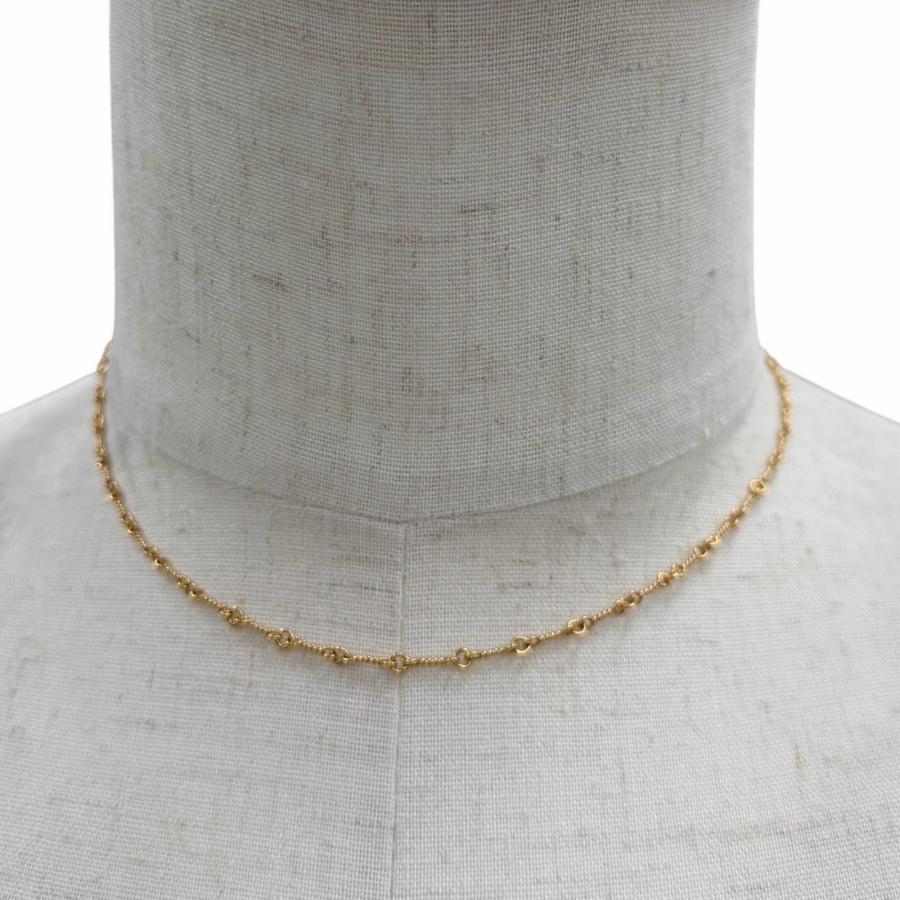 美品▽CHROME HEARTS クロムハーツ 22K NECKCHAIN T16 ツイスト