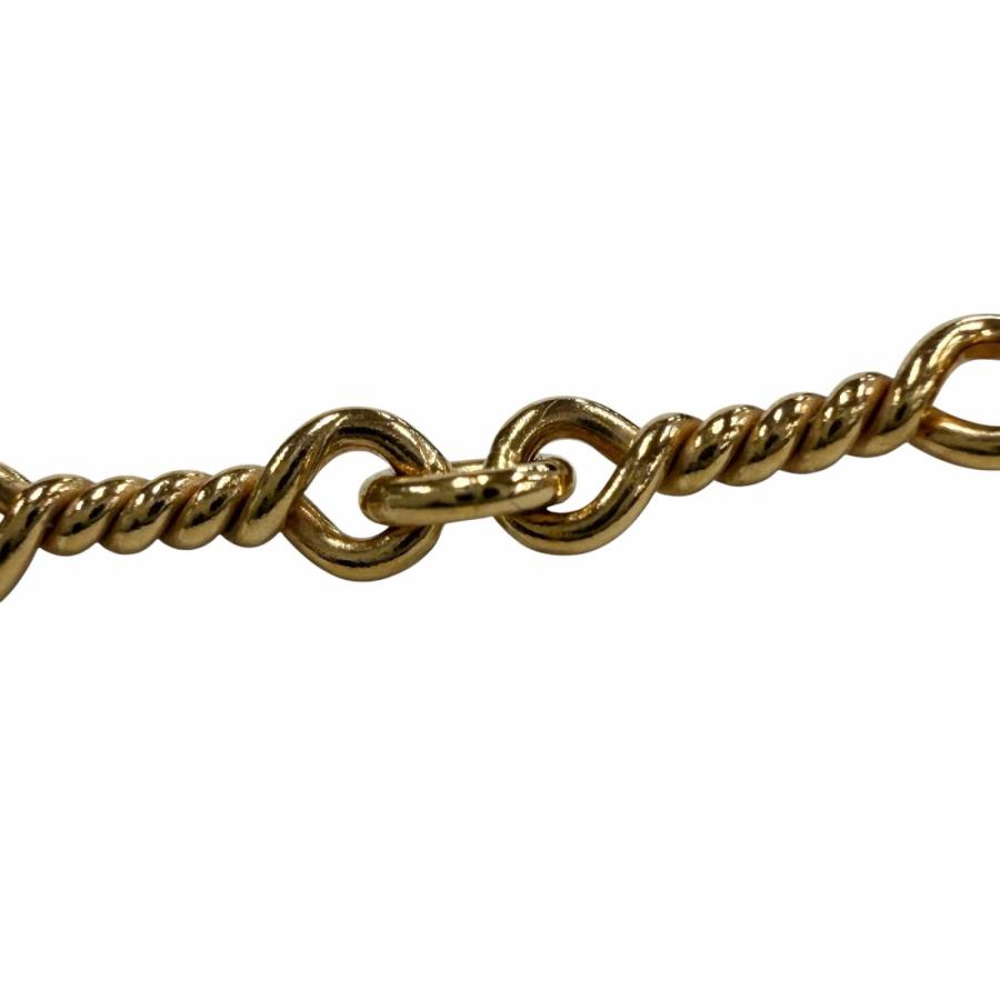 美品▽CHROME HEARTS クロムハーツ 22K NECKCHAIN T16 ツイスト