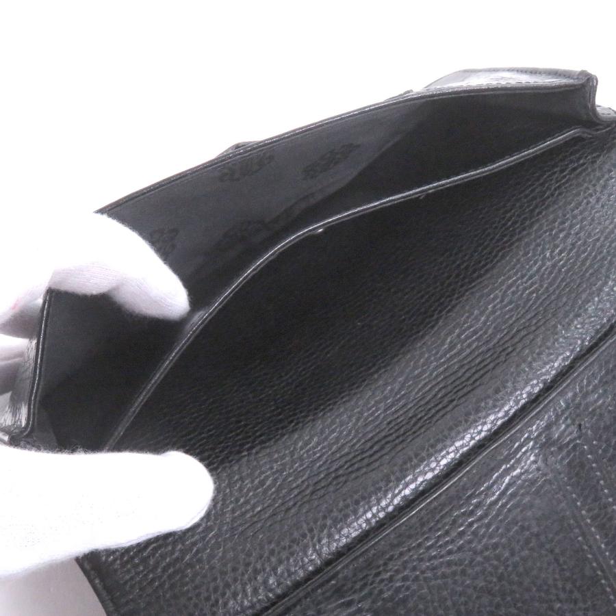 良品□CHROME HEARTS クロムハーツ LNG SNGL FLD TIPS レザー SV925