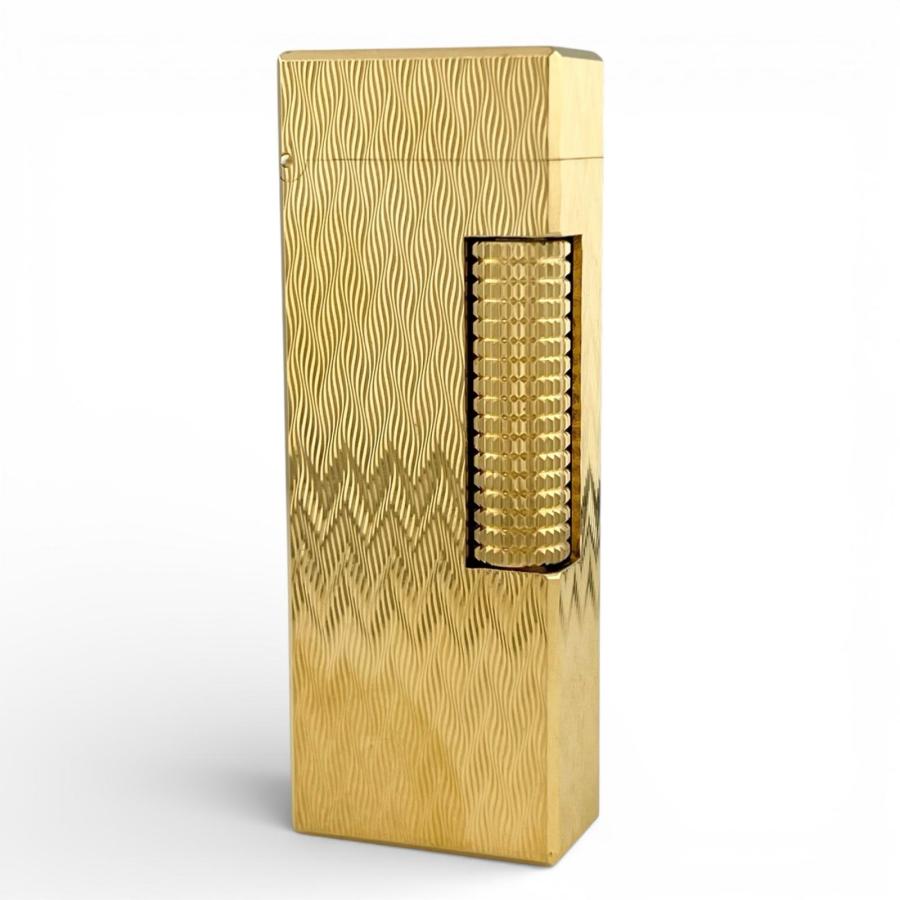 dunhill（ダンヒル） 美品△Dunhill スクエア ジグザグ ローラー式 