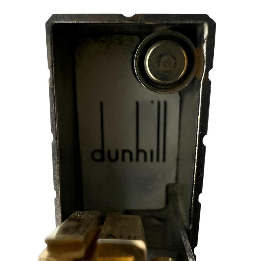 dunhill（ダンヒル） 良品△Dunhill スクエア ストライプ柄 ローラー式